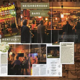 FEATURED IN CINCINNATI MAGAZINES BEST OF...NEIGHBORHOOD BARS.