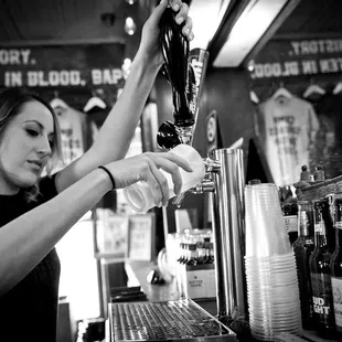 Draft beer - craft and domestic.