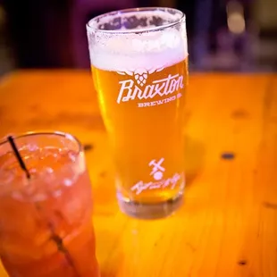Local brews by Braxton Brewing Co.