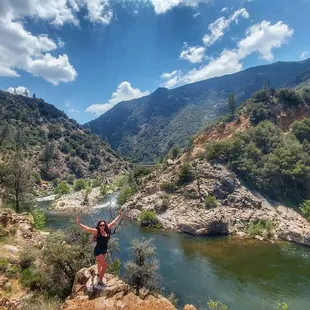 Keep driving, about 30 mins up the road from Camp 3. Park car, get out. Hike a bit...fish. This is your view. Enjoy.