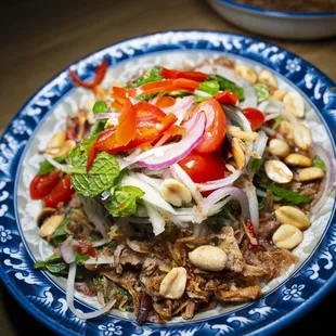 Papaya Mint Salad - lots of flavor and almost too beautiful to eat.