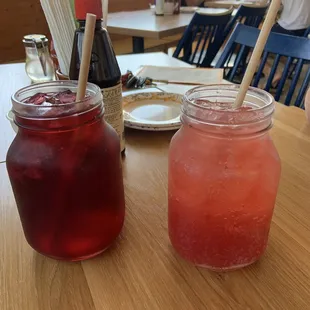 Delicious drinks.
