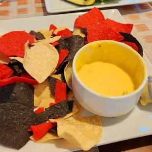 Queso! We ate most of it before remembering to take a picture