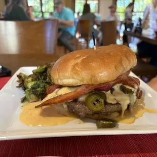 Messy burger