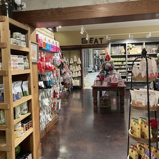 Inside the store