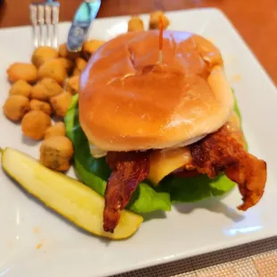 I&apos;m so ashamed, I can&apos;t remember the name! Chicken sandwich.... so tender and tasty