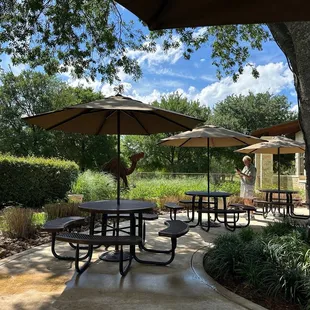 Great patio outside.  The inside is nice also.