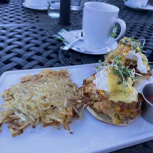 Crab cake Benedict