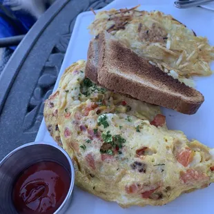Crab Omelette