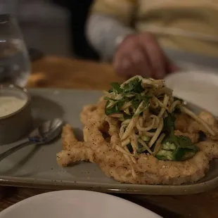 Crisp Fried Calamari