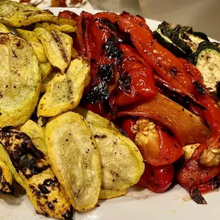 Grilled Vegetable Platter from Thanksgiving, 2021 Dinner Buffet