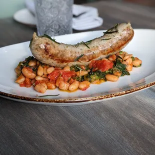 Sausage and Uccelletto Beans