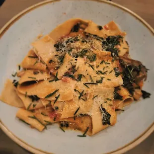 Mixed Wild Mushroom Egg Pasta Dish!