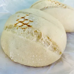 Hot rolls to go.