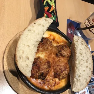 Meatball sandwich