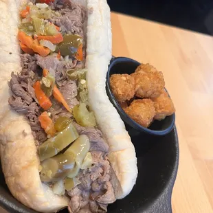 Lunch Special:  Italian Roast Beef with giardiniera