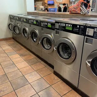 We have plenty of machines to ensure you don't have to wait