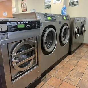 Large capacity washer is help you get your wash done sooner.