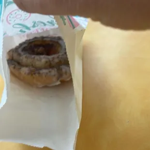 Cinnamon old fashioned aka sour cream donut