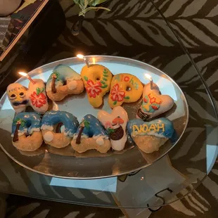 Luau Birthday Party donuts!