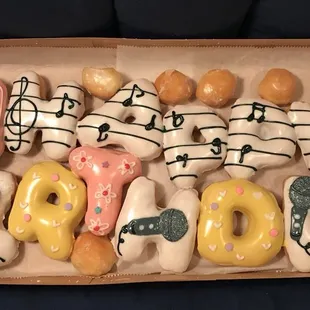 They did an awesome job on these donuts for daughter's 5th Birthday!!! She loves them!