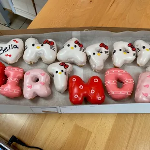 Hello Kitty Birthday Donuts!