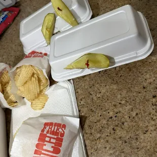 Pickles outside the box