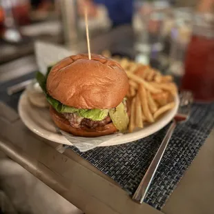 American wagyu cheeseburger