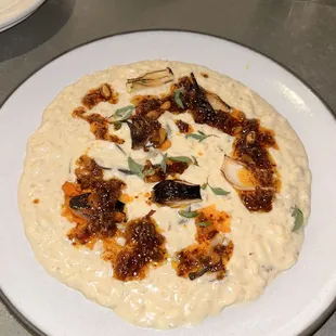 Smoked Eggplant Risotto dish