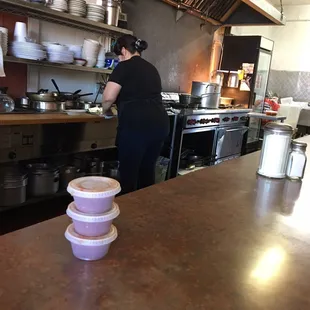 Cooking right in front of you