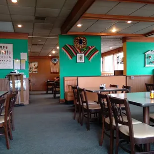 the interior of a restaurant