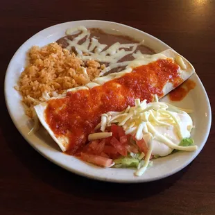 Numero Tres Lunch (Chicken Burrito)