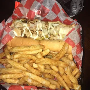 $9.99 for this and a drink. Great presentation, hearty sandwiches, good service. Would go again.