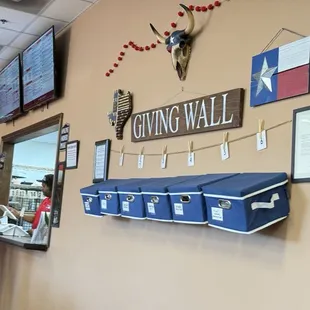 Their Giving Wall