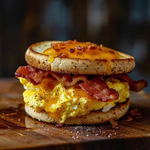 Bacon, egg, cheese &amp; Muffin