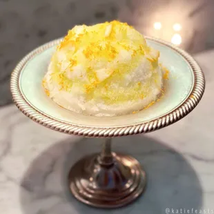 Meyer lemon ice &amp; marzipan