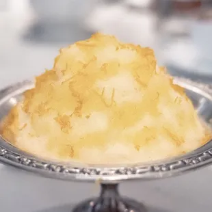 Marzipan Lemon Meyer Ice dessert