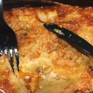 Delivery lasagna