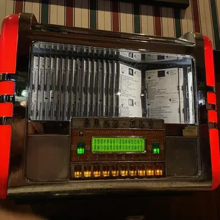 an old juke box