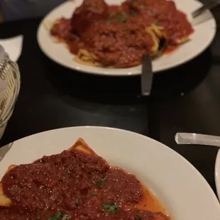 Cheese Ravioli &amp; Combination Plate