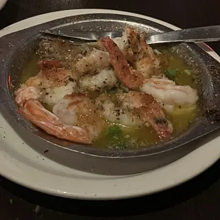 Shrimp, scampi appetizer