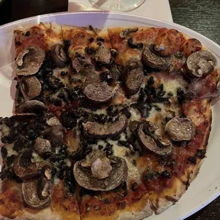 mushroom pizza