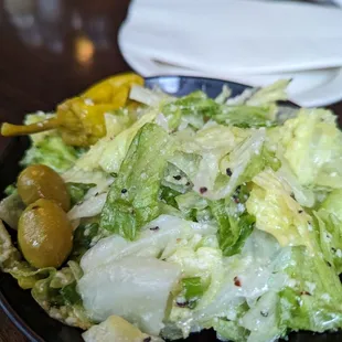 Basic Italian salad two thumbs up