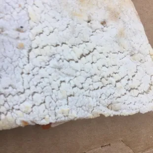 The bottom of they call pizza.