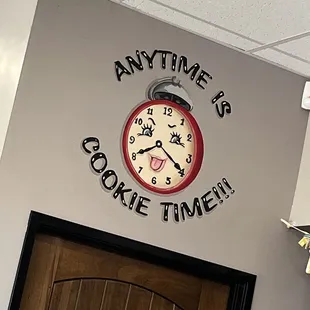 a clock on the wall
