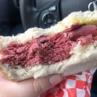 Hot Pastrami Sandwich
