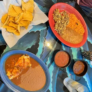 mexican food on a table