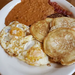 pancakes, food