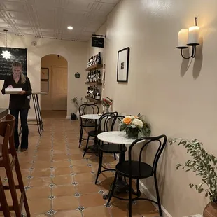 Romantic bistro sitting