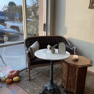 Fun seating area in the front, great for groups!